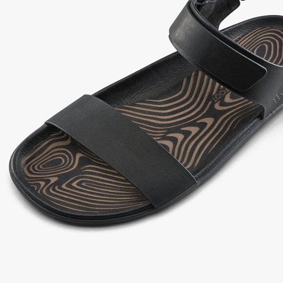 Vivobarefoot Womens Sensus Yin Sandal in Obsidian - Picture 12 of 13
